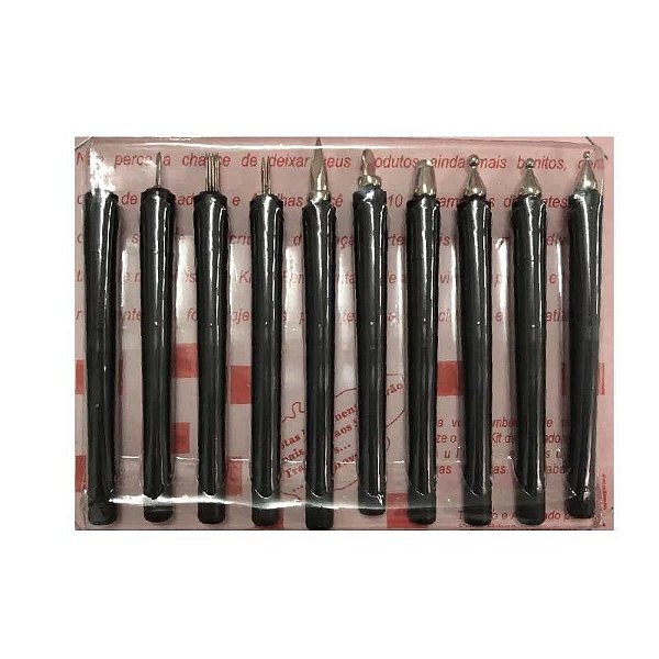 Kit Boleadores e Agulhas de Metal com 10 peças Tia Cida Rizzo Confeitaria