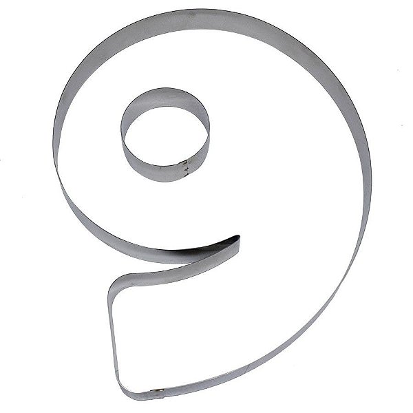 Cortador Numeral 9 Ref. 359 RR Cortadores Rizzo Confeitaria