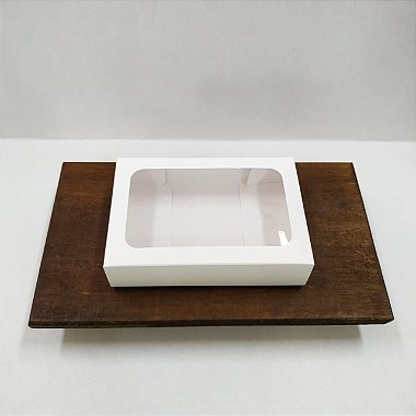Caixa Envelope Tablete - Branco -12 Gomos -10 unidades - Crystal - Rizzo Confeitaria