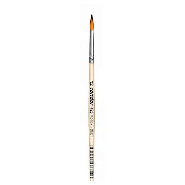 Pincel Artístico 1 un. Modelo 425-12 Condor Rizzo Confeitaria