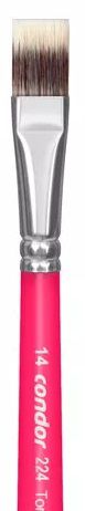 Pincel Artístico 1 un. Modelo 224-14 Condor Rizzo Confeitaria