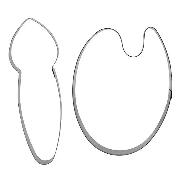 Kit Cortador Paleta e Pincel P - Ref.440 - 2 unidades - RR CORTADORES - Rizzo