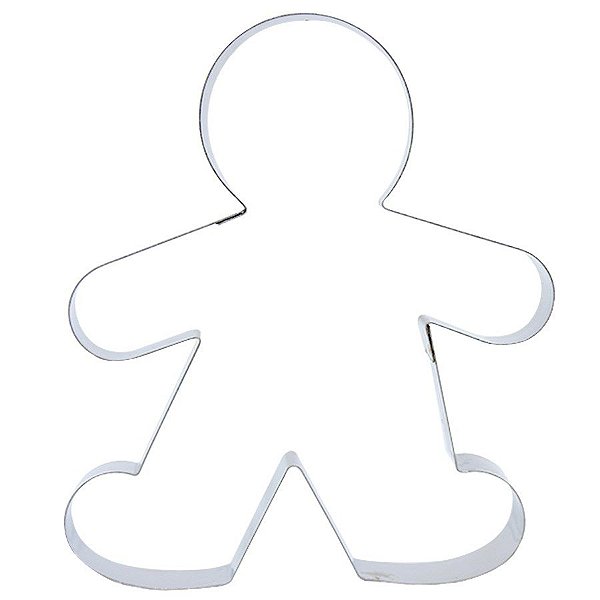 Cortador Gingerbread 1 G Ref. 123 RR Cortadores Rizzo Confeitaria