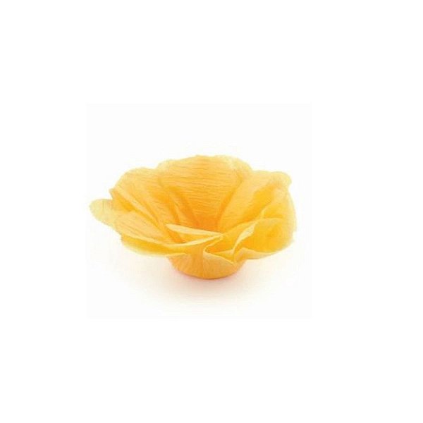 Forminha para Doces Finos - R-82 Crepom Amarelo Ouro - 40 unidades - MaxiFormas - Rizzo