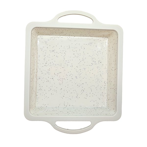 Forma de Silicone Com Alça Iron - Quadrada - 23cm - 1 unidade - Mimo Style - Rizzo