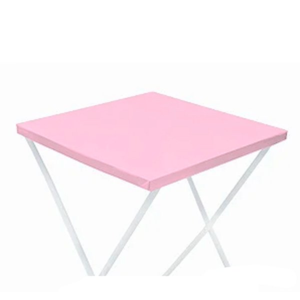 Toalha Plástica Cobre Manchas Perolizada - 78 x 78 cm - Rosa Candy - 10 unidades - CampFestas - Rizzo