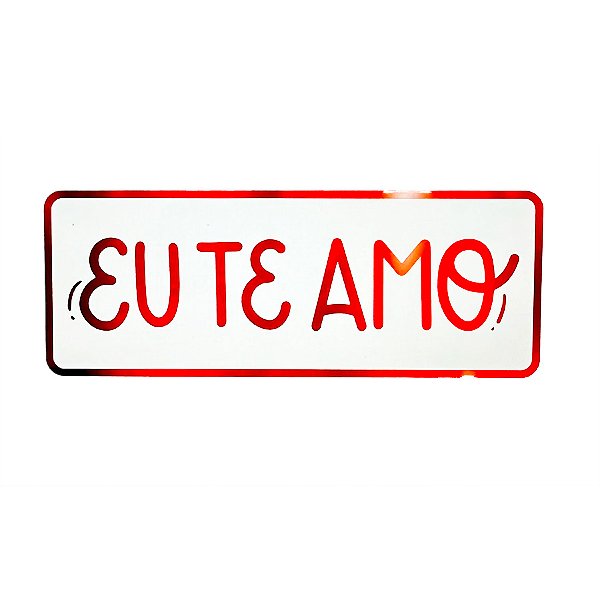 Adesivo "Eu Te Amo" - Ref.2232 - Hot Stamping - 50 unidades - Stickr - Rizzo