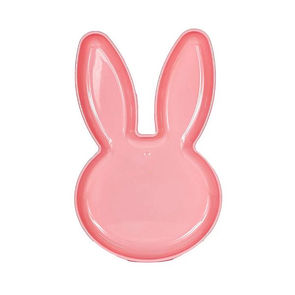 Bandeja Decorativa - Coelho Rosa  - 1 unidade - Rizzo