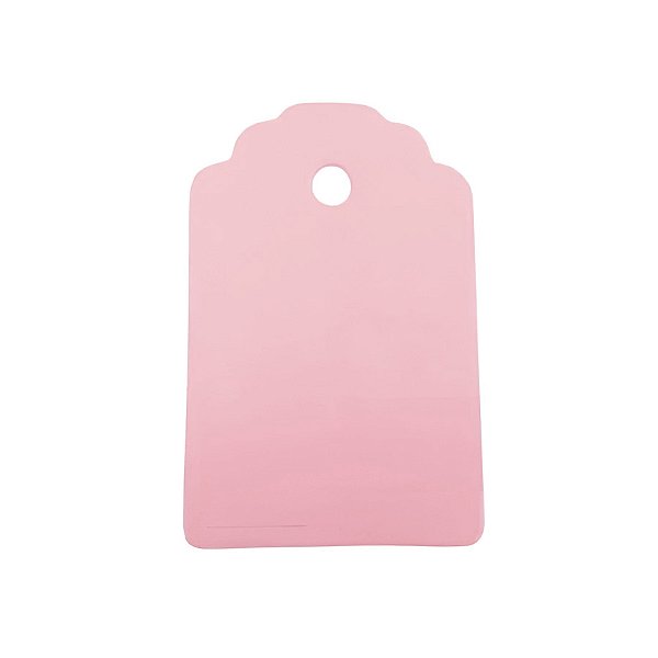 Tag Decorativa Rosa Claro - 4,5x7cm - 10 unidades - Rizzo