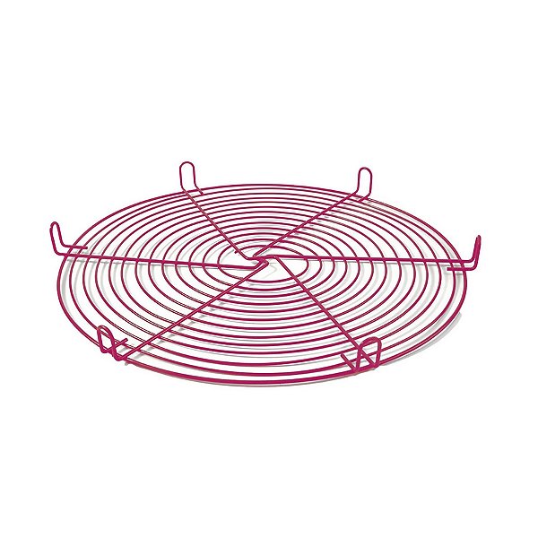 Grade de Resfriamento Redonda - Pink - 30cm  - 1 unidade - Prime Chef - Rizzo