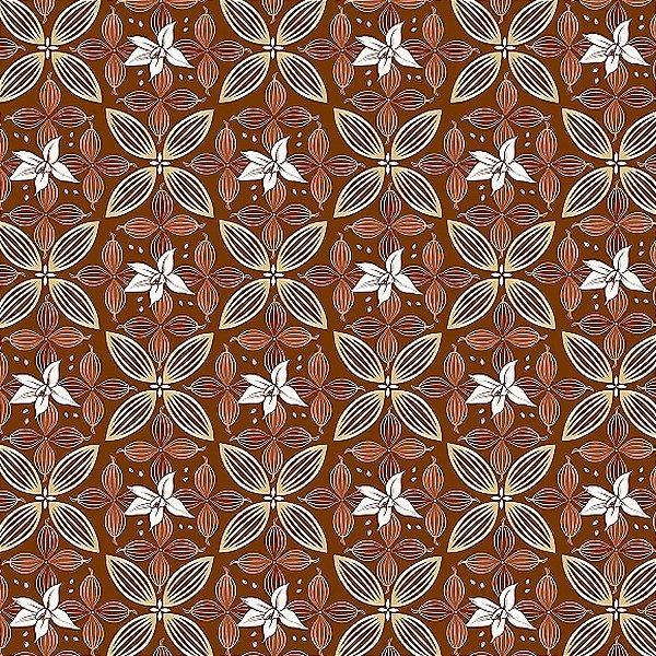 Folha para Ovos de Páscoa Flor de Cacau Marrom 69x89cm - 25 unidades - Cromus - Rizzo