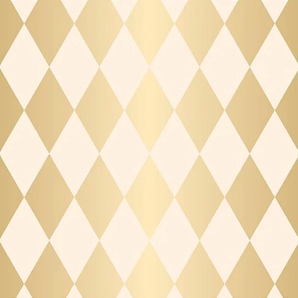 Folha para Ovos de Páscoa Pierrot Ouro Marfim 69x89cm - 25 unidades - Cromus - Rizzo