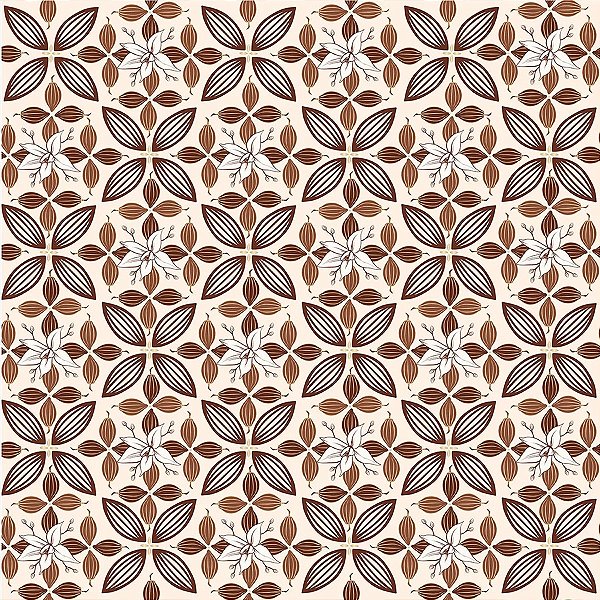 Folha para Ovos de Páscoa Flor de Cacau Marfim 69x89cm - 25 unidades - Cromus - Rizzo