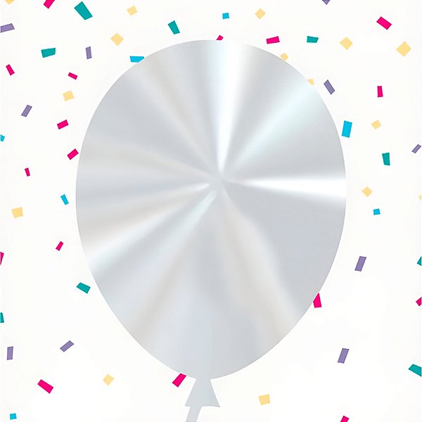 Saco Transparente Decorado - Balão - 50 unidades - Cromus - Rizzo