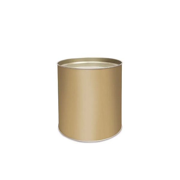 Lata Lisa para Doces Rígida - Glam Gold - 1 unidade - Cromus - Rizzo