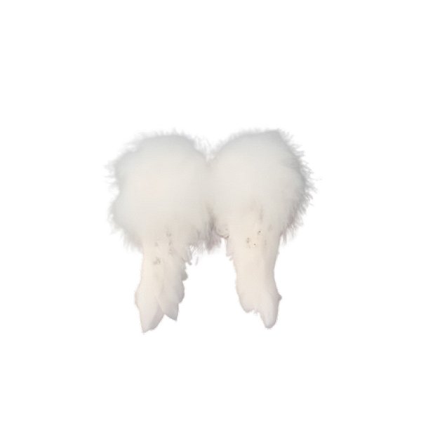 Asa De Anjo Decorativa Branco - 17cm - 1 unidade - Rizzo
