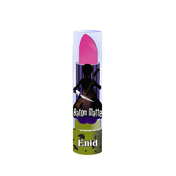 Batom Matte Wandinha Enid - Cor 04 - 2gr - 1 unidade - Rizzo