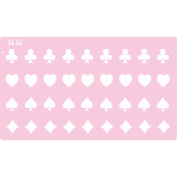 Stencil Naipe de Cartas - Ref. 3033 - 1 unidade - RR Cortadores - Rizzo