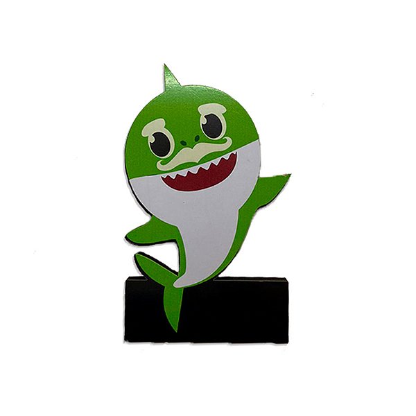 Personagem MDF Grandpa Shark - 1 unidade - Rizzo