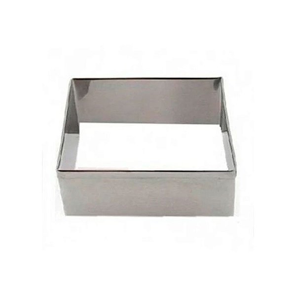 Cortador Aro Quadrado 12x12x10cm - Ref:2059 - 1 unidade - RR Cortadores - Rizzo