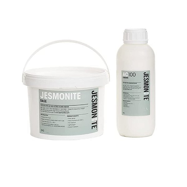 Kit AC100 Líquido+Base - 3,5kg - 1 unidade - Jesmonite - Rizzo