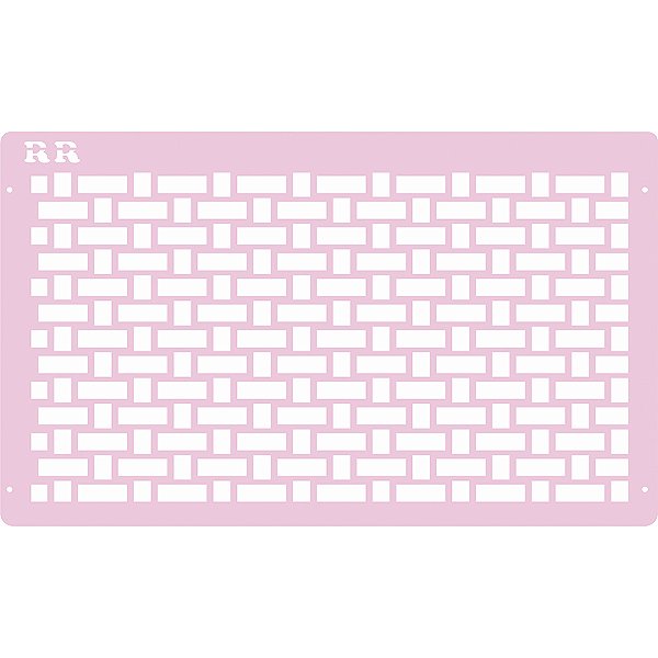 Stencil Fundo Palha / Vime - Ref. 3023 - 1 unidade - RR CORTADORES - Rizzo