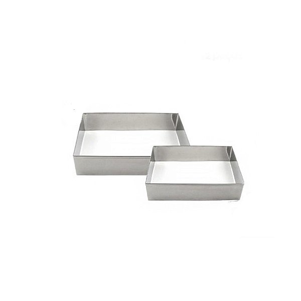 Kit Cortador Inox Retangular - Ref. C5458 - 01 unidade - Confeitudo -
