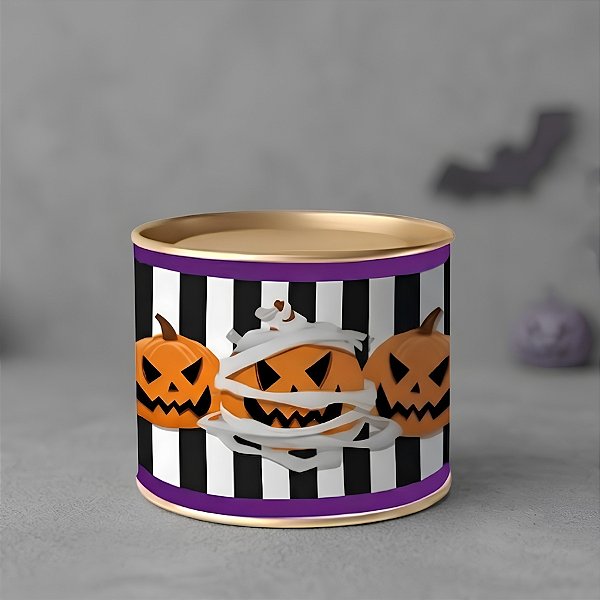 Lata Para Lembrancinha 11x9cm Noite do Terror Halloween 1 Unidades - Cromus - Rizzo