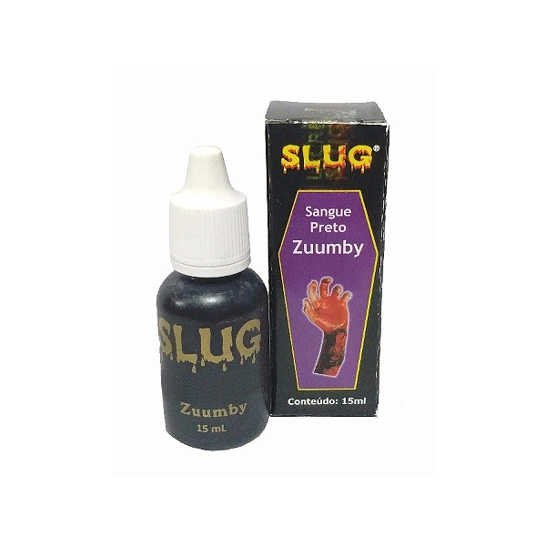 Sangue Preto Falso Artificial Para Maquiagem 15ml - 1 Unidade - SLUG - Rizzo