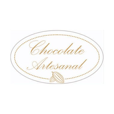 Etiqueta Adesiva Chocolate Artesanal com 100 un. Rizzo