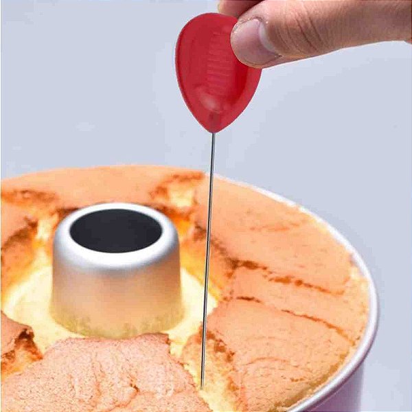 Testador de Bolo Inox 12cm Cake Brasil - Rizzo Confeitaria
