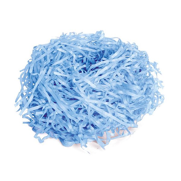 Palha de Seda Decorativa Azul Claro - 01 unidade - 50g - Cromus - Rizzo
