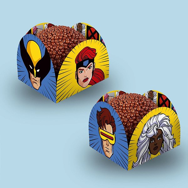 Porta Forminha - X-Men - Marvel - 8,5cm - Disney Original - 50 unidades - Regina - Rizzo