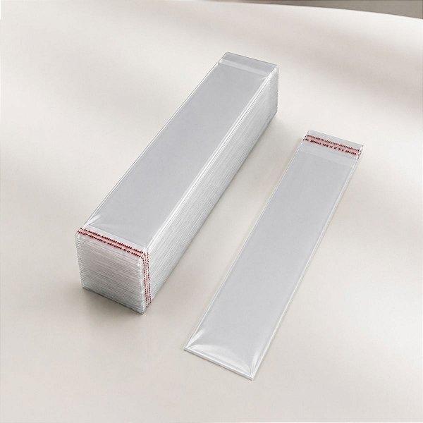 Saco Adesivado sem Furo - 6x45cm - 100 unidades - Rizzo