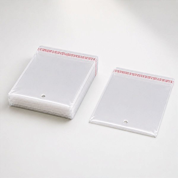Saco Adesivado com Furo - 12x10cm - 100 unidades - Rizzo
