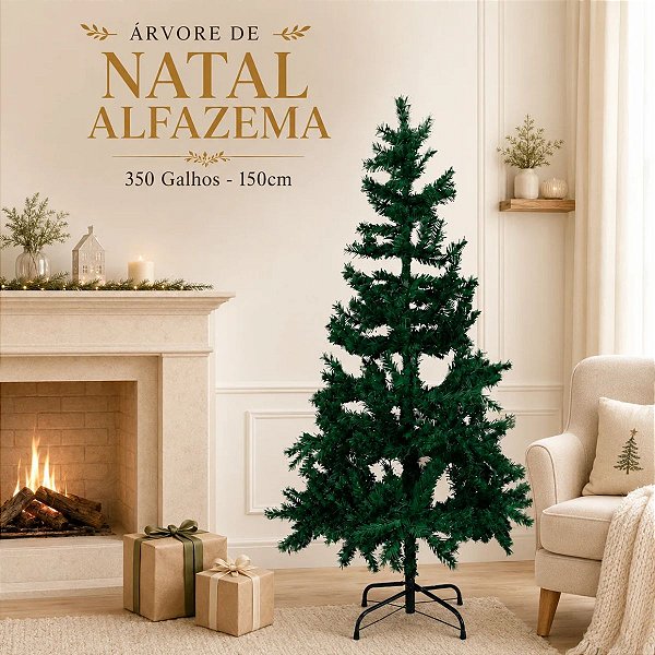 Árvore de Natal Alfazema - 350 Galhos - 150cm - Ref.RZO02582 - 1 unidade - Rizzo
