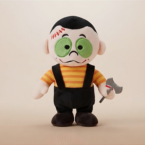 Frankenstein de Pelúcia com Som e Movimento - 12x20x8cm - Halloween - 1 unidade - Rizzo