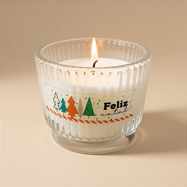 Vela Aromática de Natal - Feliz Natal - 100g - 1 unidade - Rizzo