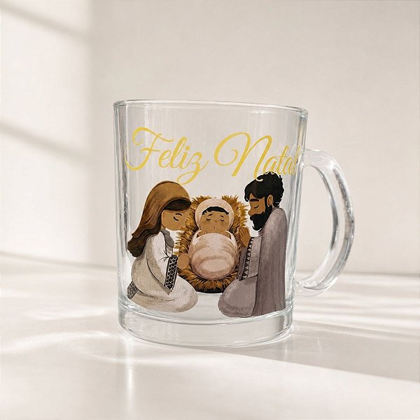 Caneca de Vidro - União de Quem Amamos - 330mL - 1 unidade - Rizzo