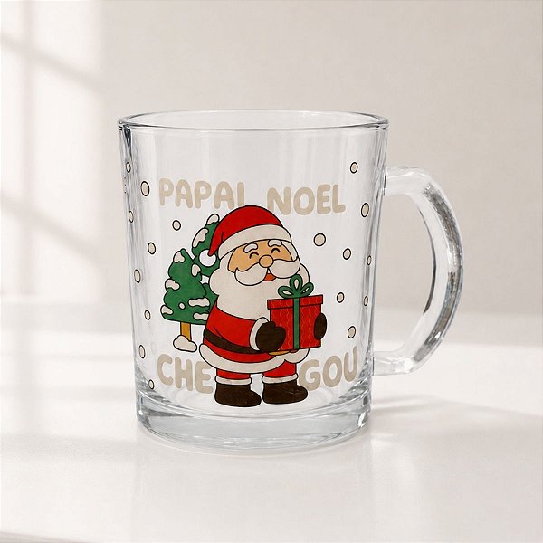 Caneca de Vidro de Natal - É Natal - 330mL - 1 unidade - Rizzo