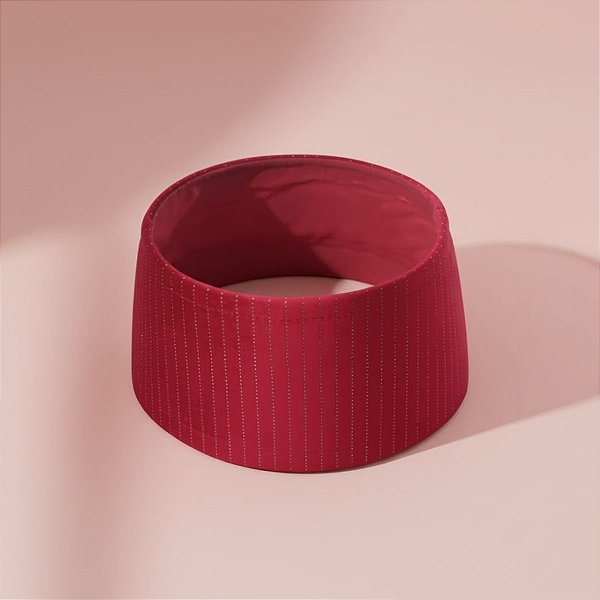 Saia Para Árvore de Natal Rígida - Vermelho - 30cm - 1 unidade - Cromus - Rizzo