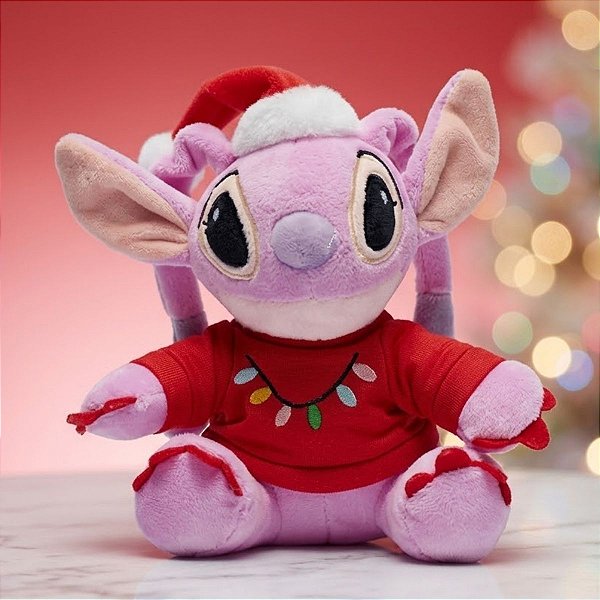 Pelúcia Angel de Natal - 17cm - Disney Original - 1 unidade - Cromus - Rizzo