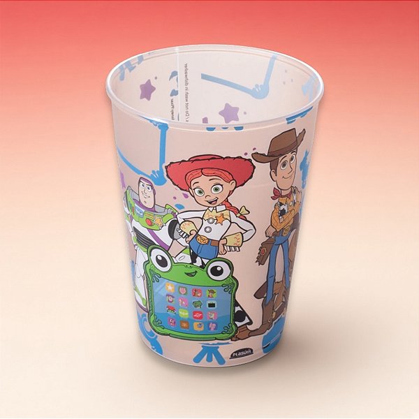 Copo de Plástico Toy Story - Toy Story 5 - 320ml - 1 unidade - Disney Original - Rizzo