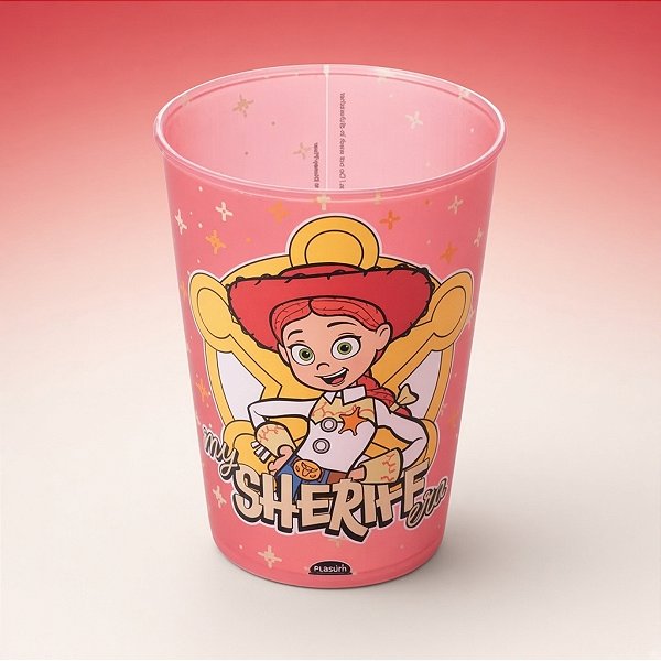 Copo de Plástico Toy Story - Jessie My Sheriff Era - 320ml - 1 unidade - Disney Original - Rizzo