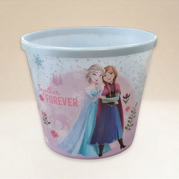 Balde de Pipoca - Frozen Together Forever - 2,1L - 1 unidade - Disney Original - Rizzo