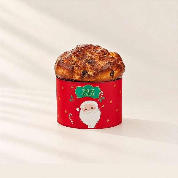 Cinta para Panetone 100g - Surpresa do Noel - Vermelho - 25x6cm - 10 unidades - Cromus - Rizzo