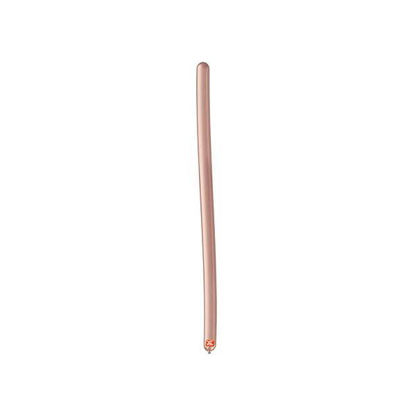 Balão de Festa Canudo Metallic - Rose Gold - 25 Unidades - Balões São Roque - Rizzo Balões
