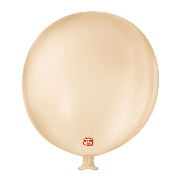 Balão de Festa Látex Gigante - Bege - 01 Unidade - Balões São Roque - Rizzo Balões