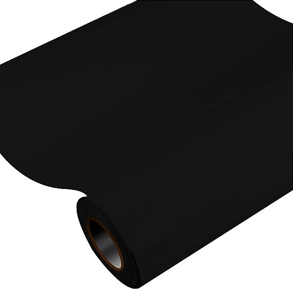 Vinil Adesivo 1m x 30cm - Preto - 01 Unidade - Rizzo Balões