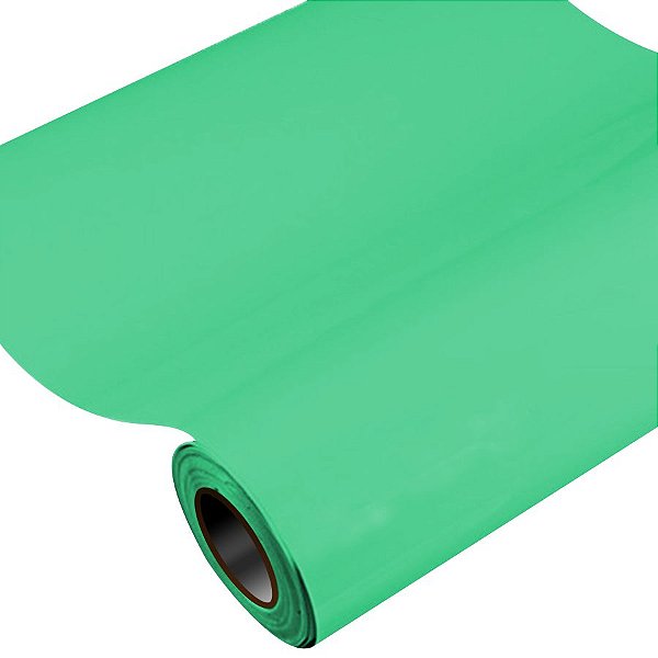 Vinil Adesivo 1m x 30cm - Verde Oceano - 01 Unidade - Vinil - Rizzo Balões